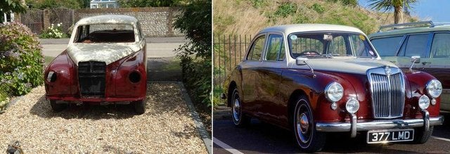 Preloved member Tony's 1957 MG Magnette restoration