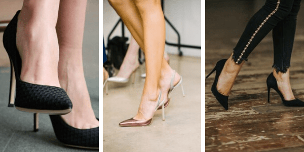 stiletto heels