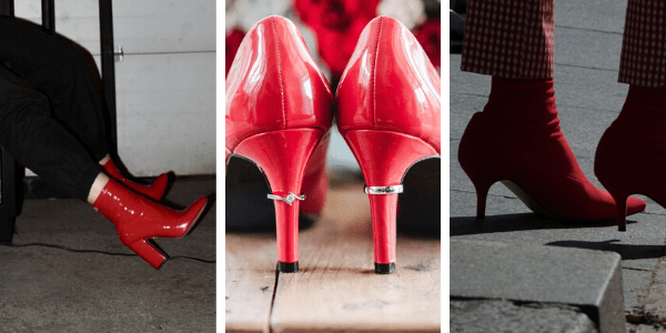 red shoes