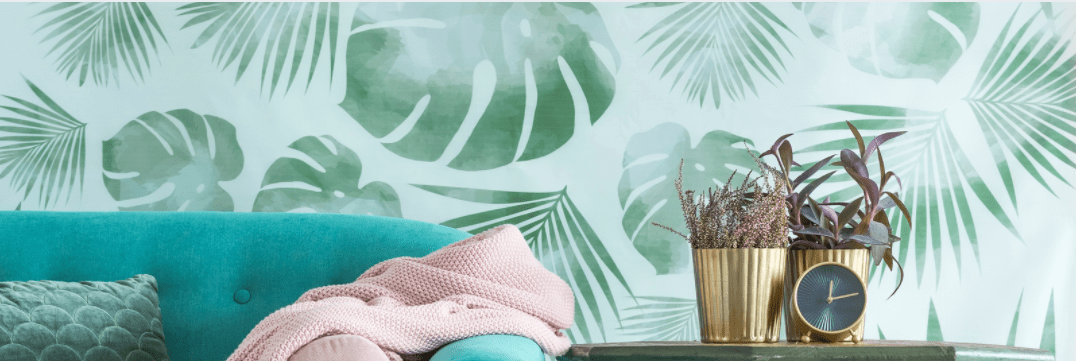 Covering a bad wall without a paintbrush - wallpaper