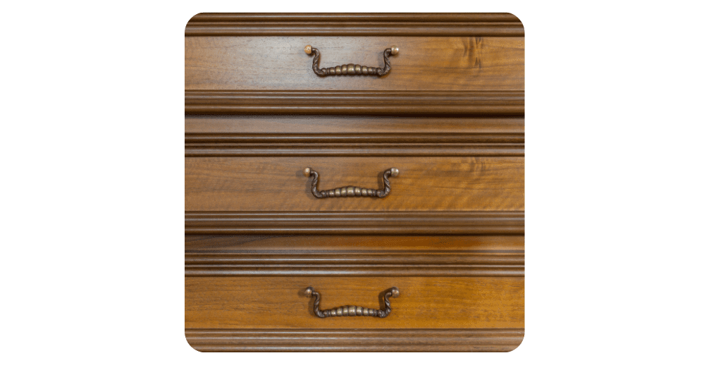 buying antique furniture - set of drawers