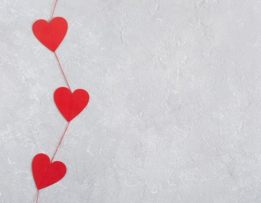 diy valentines day heart garland