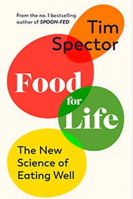 Book cover: Food for Life by Tim Spector