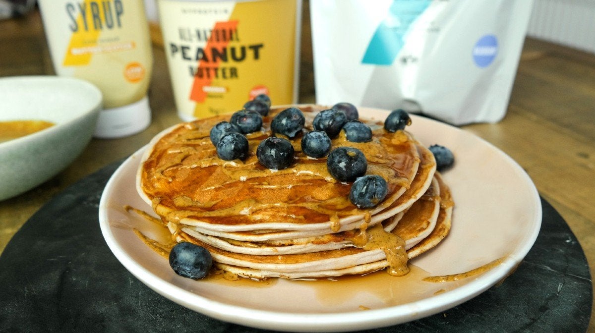 Pancakes Πρωτεΐνης με μπανάνα - 4 μόνο υλικά