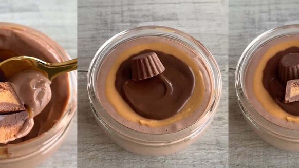 Peanut Butter Cup cu budinca proteica
