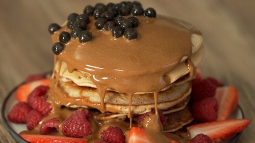 Fluffy bubble tea protein pandekager
