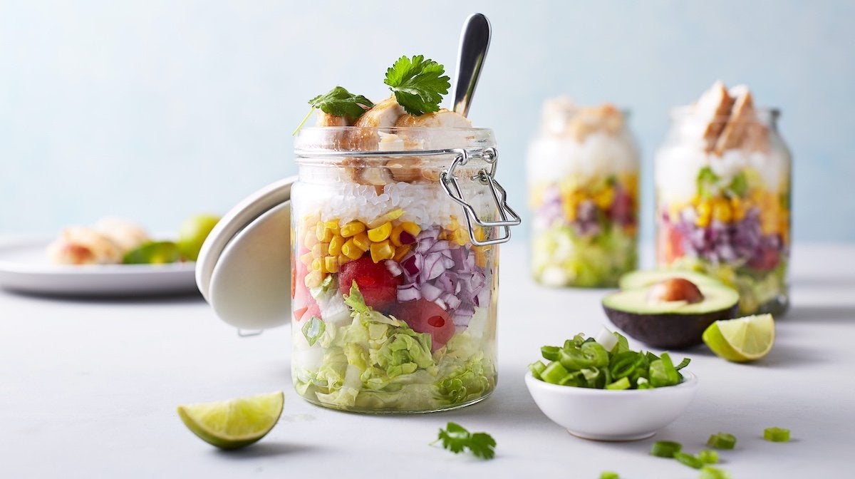 Low carb burrito i glas | 4 dages meal prep