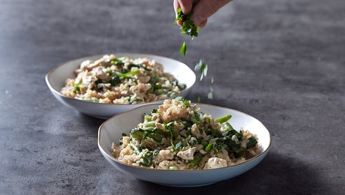 One Pot Cremet Hvidløgskylling Med Ris