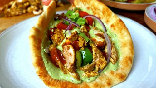 Gyros med kylling i karry | Ultimativ fakeaway opskrift