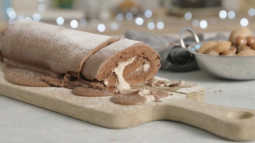 Protein roulade med chokolade og whey protein