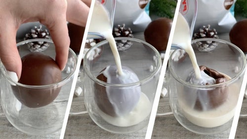 Chokoladebomber til varm kakao