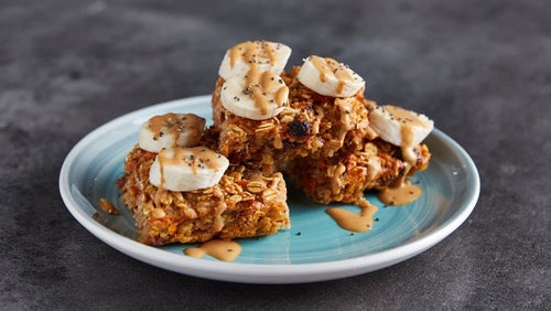 Baked oats gulerodskage | Grab & go morgenmad