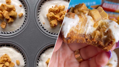 No-Bake Mini Karamelkiks Cheesecakes