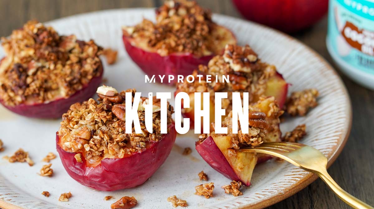 Baked oats æbler i air-fryer