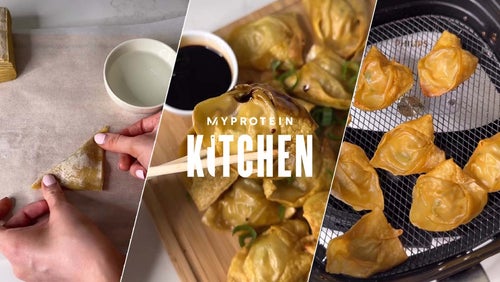 Air-Fried Gyozas med svinekød
