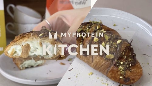Protein croissant med pistaciefyld