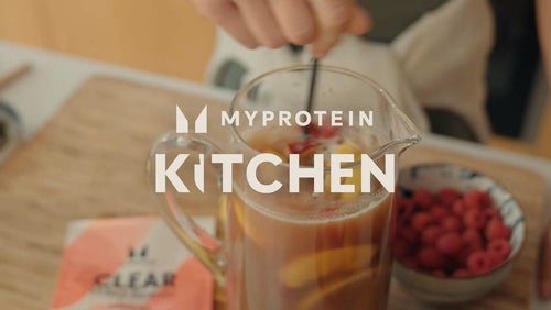 Forfriskende Clear Whey protein fersken iste