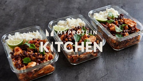 Chicken burrito bowl meal prep