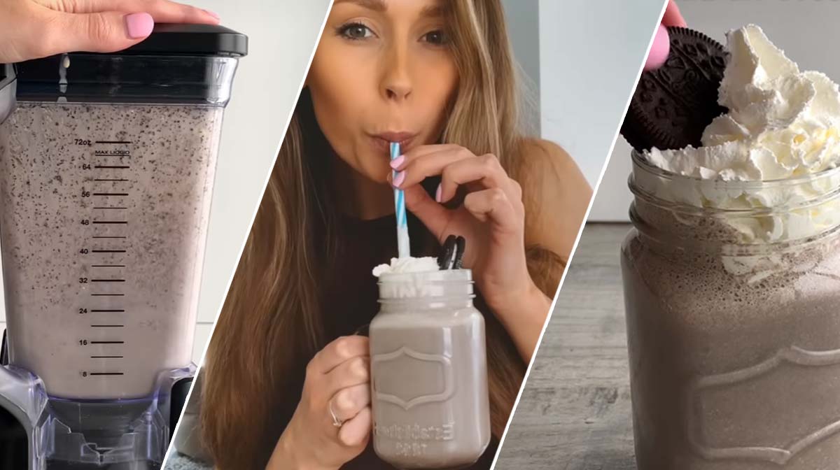 High-Protein Cookies & Cream Milkshake