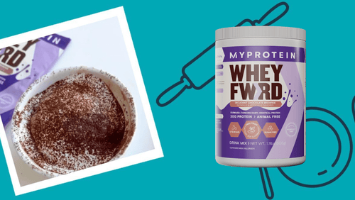 Tiramisu Inspired Brownie Baked Oats | Made With Whey Forward