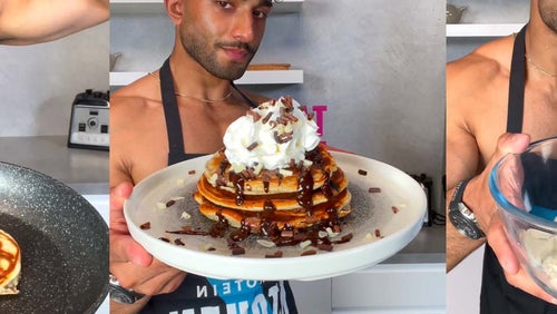 Cookies & Cream Protein Pancakes