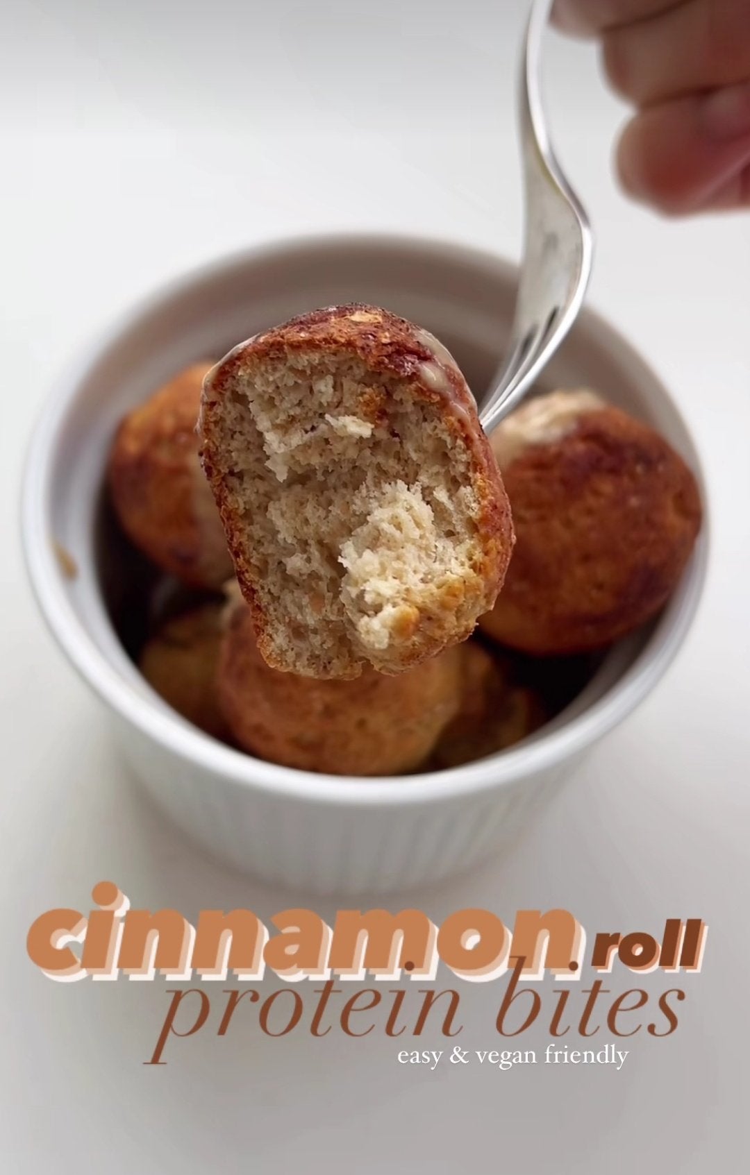 Cinnamon Roll Protein Bites Recipe