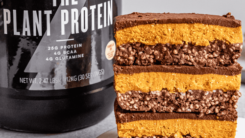 Triple Layer Chocolate Pumpkin Bars