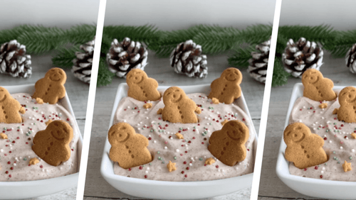 Fitwaffle's High-Protein Gingerbread Cheesecake Dip