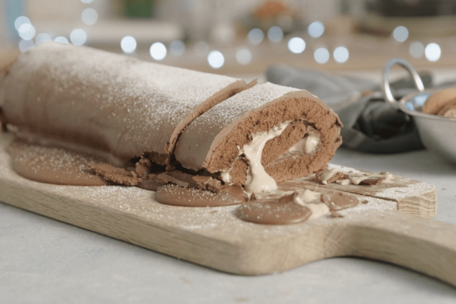 Protein Chocolate Yule Log