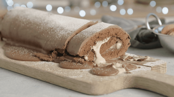 Protein Chocolate Yule Log