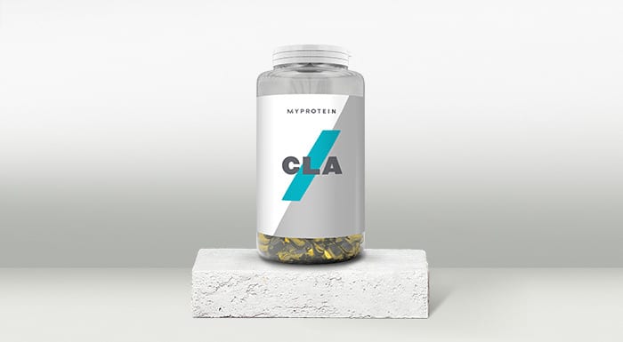 Pot of CLA tablets