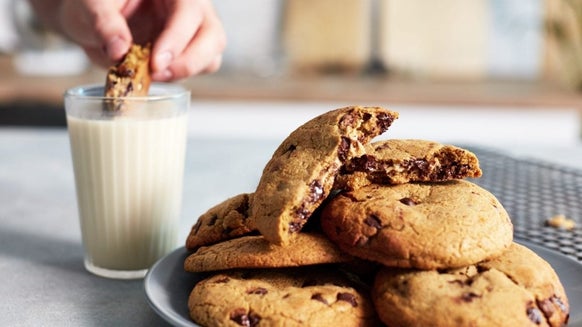 Peanut Butter Stuffed Protein Cookies Recipe