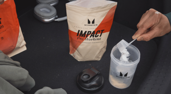 Caffeine pre-workout supplement