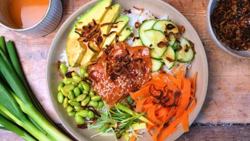 Lohi Poke Bowl | Meal Prep Täynnä Proteiinia