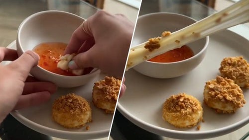 3-aineksen Sweet Chilli Cheese Bites