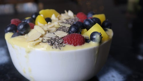 Vegaani smoothie bowl
