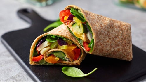Paahdetut halloumi-wrapit | Terveelliset reseptit