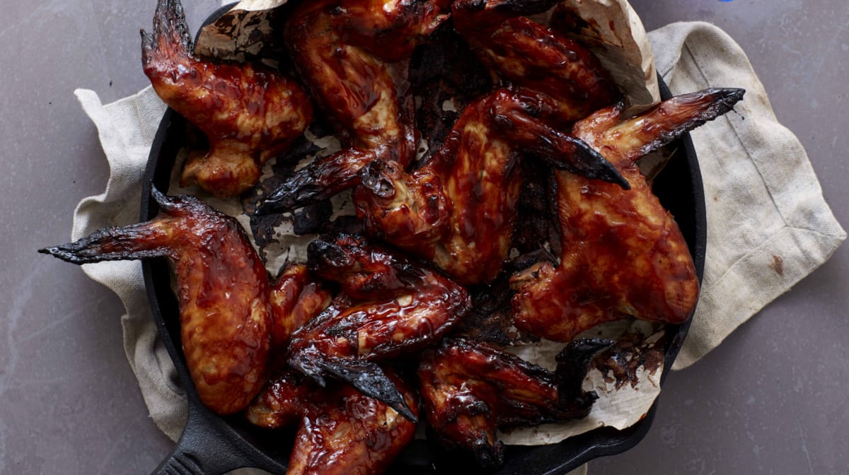 Recette d'ailes de poulet au citron vert et à la sauce barbecue miel
