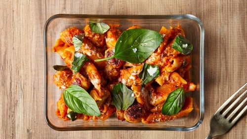 Recette | Pâtes au poulet poivrons