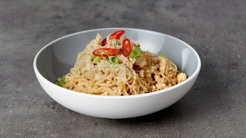 Recette de nouilles à la dinde faibles en glucides