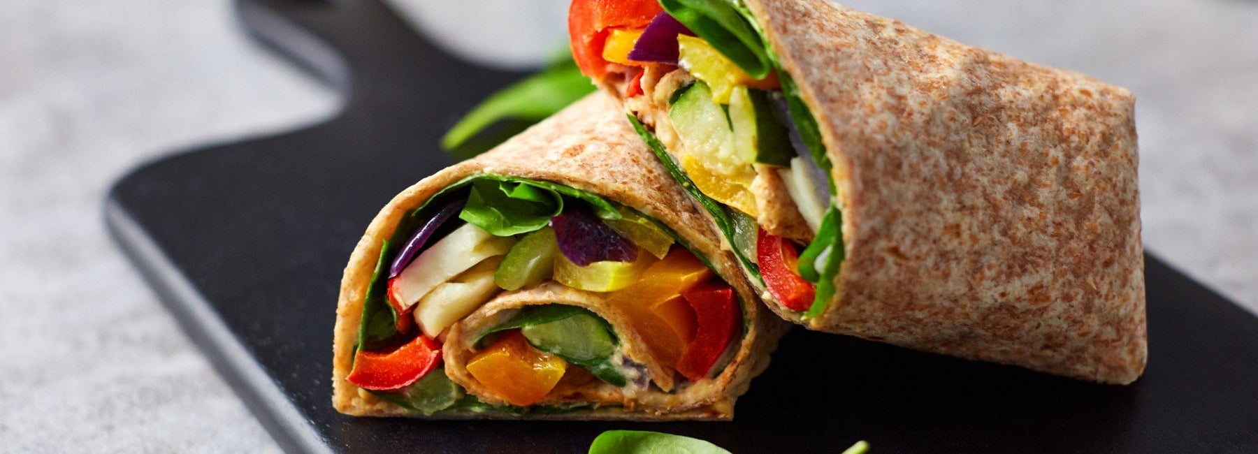 wraps halloumi