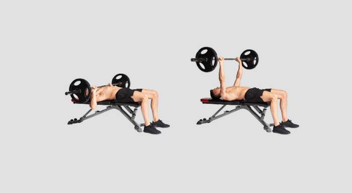 développé couché barre