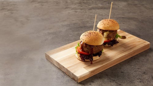 Burger à la mozzarella