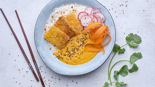 Tofu au curry à la sauce Katsu | Recettes 8Fit