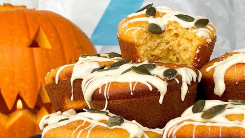 Recette d'Halloween - Muffins protéinés à la citrouille