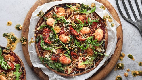 Vegane Tortilla Pizza