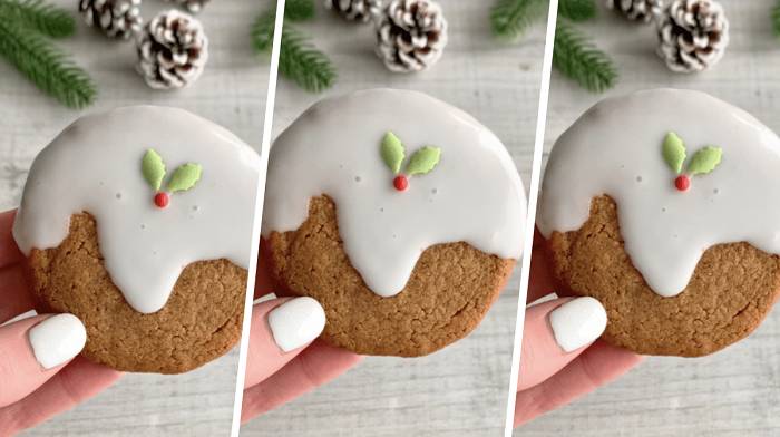 Erdnussbutter Weihnachtskekse mit nur 3 Zutaten | Fitwaffle Weihnachts-Rezept