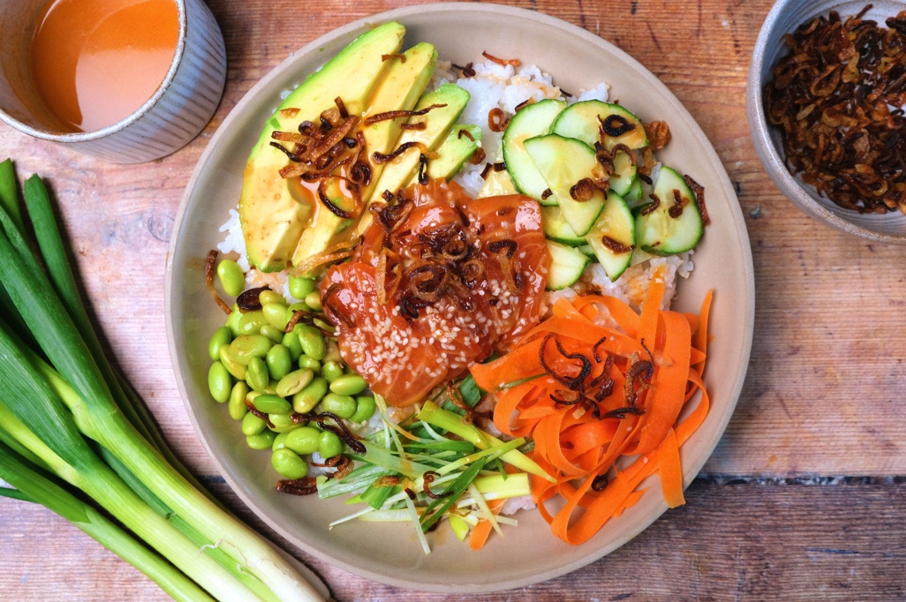 Lachs Bowl Rezept | Proteinreiche Meal Prep