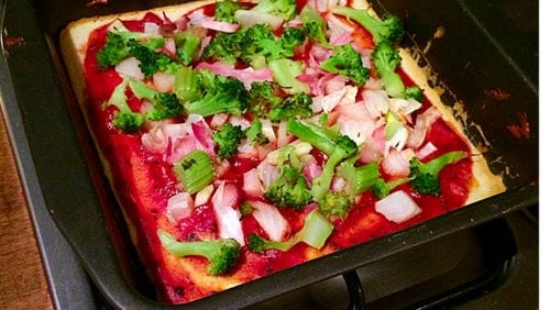 Gesunde Low Carb Protein Pizza