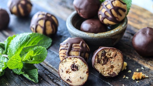 Walnuss Kichererbsen Kugeln | Veganes Snack Rezept
